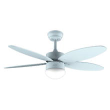 EnergySilence Aero 4260 Full Sky Ventilateur de plafond de 40 W et 42” avec un moteur DC, une lampe LED, une télécommande sans fil, une minuterie, 6 vitesses et 5 pales réversibles.