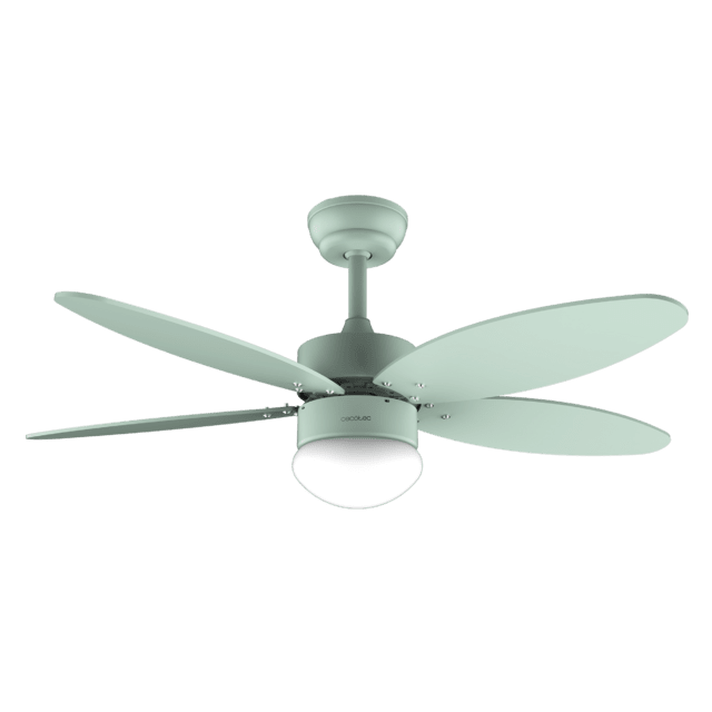 Vista frontal del Ventilador CECOTEC EnergySilence Aero 4260 Full Mint con 5 aspas