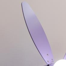 EnergySilence Aero 4260 Full Purple Ventilatore da soffitto, 40 W con motore DC e 42”, luce LED, telecomando, timer, 6 velocità e 5 pale reversibili.