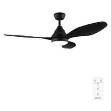 EnergySilence Aero 5200 Black Ventilador de techo de 40 W y 48” con luz , 3 velocidades