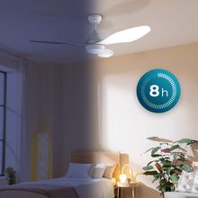 EnergySilence Aero 5200 White 62 W 48" Deckenventilator mit Licht, 3 Geschwindigkeiten, Timer und Winter-Sommer-Modus.