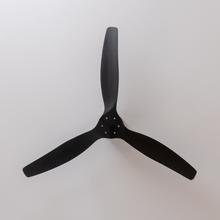 EnergySile Aero 5500 Aqua IronBlack Con 40 W 52" Deckenventilator mit Fernbedienung, WiFi und Fernbedienung, IP44 Schutz, 6 Geschwindigkeiten, 3 Flügel, Winter-Sommer-Modus und Timer bis zu 8 Stunden.