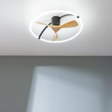 EnergySilence Aero 5200 Light Design Ventilateur de plafond design avec moteur DC de 21 W, lampe LED de 50 W, 3 pales, télécommande, 6 vitesses, minuterie jusqu’à 8 heures et mode Hiver-Été.