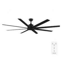 EnergySilence Aero 7200 Pro Ventilatore da soffitto con motore DC da 48W e 72 pollici, 6 velocità, 8 pale, timer fino a 8 ore, telecomando, modalità inverno/estate.