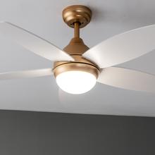 EnergySilence Aero 4200 WhiteWood Ventilateur de plafond de 53 W et 42" avec lampe LED de 15 W, 3 teintes sélectionnables, télécommande, minuterie sélectionnable, 3 vitesses et 5 pales.