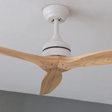 EnergySilence Aero 5270 WhiteWood Ventilatore da soffitto, 40 W e 52” con motore DC, telecomando, timer, doppia altezza e modalità winter-summer.