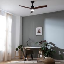 EnergySilence Aero 5275 DarkWood Ventilatore da soffitto da 40W e 52" con motore DC, telecomando, luce LED a doppia altezza, timer, modalità inverno-estate.