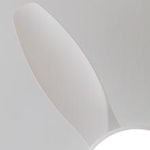 EnergySilence 4800 Light White Ventilatore da soffitto da 35 W con motore DC e 48" con luce LED, telecomando, timer, 6 velocità e 3 pale.