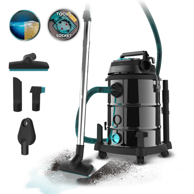 Aspirador CECOTEC Conga Rockstar Wet & Dry Steel Pro Tool 08572