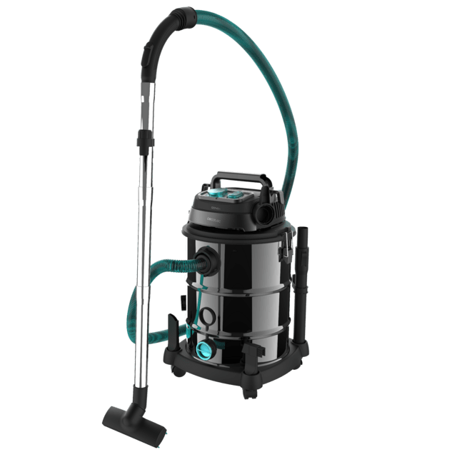 Aspirador CECOTEC Wet & Dry Steel Pro Tool con accesorios