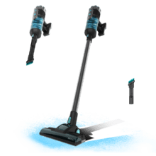 Conga 700 PowerHead Aspirateur-balai avec fil. Puissance maximale de 615 W et pouvoir d’aspiration jusqu’à 18 kPa. Réservoir de 500 ml. Brosse motorisée.