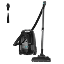 Conga Powerbag 4000 XL 890 W aspirateur à sac filaire. Avec sac. Réservoir d'une capacité maximale de 4 L avec filtration à haute efficacité et tube télescopique en métal. Comprend des accessoires pour les meubl