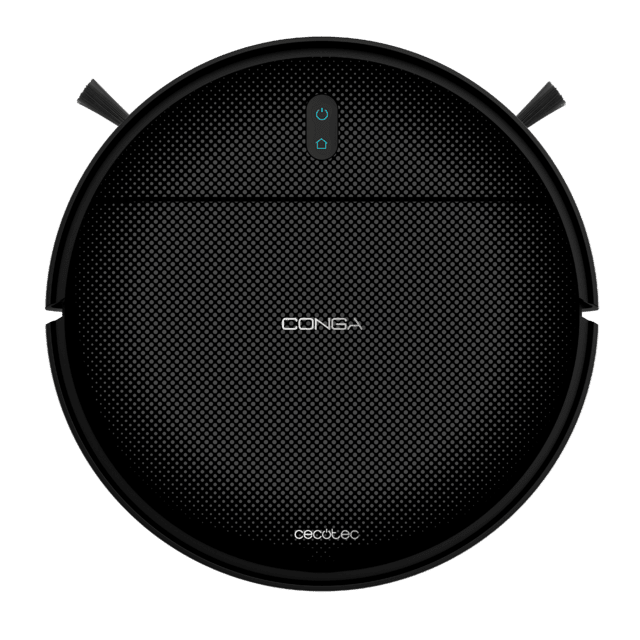 Conga Connected Premium Robot aspirador con tecnología giroscópica. Friega, aspira y barre a la vez. Potencia de succión de 2200 Pa. Cepillo multifunción. Depósito mixto. 2 cepillos laterales. 3 litros de capacidad. Conectividad WiFi 2,4 GhZ y Bluetooth. Mopa de fregado. APP CECOTEC
