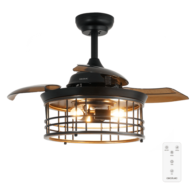 Ventilador de techo Cecotec EnergySilence Aero 3600 Invisible Metalic Style con mando a distancia