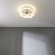 EnergySilence LampAero 620 Natur Design Ventilatore da soffitto di design con motore DC da 20W e luce LED da 40W, con 5 pale da 17 pollici, telecomando, 6 velocità, 3 tonalità di luce disponibili, timer e modalità inverno/estate.