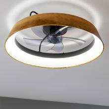 EnergySilence LampAero 600 Green Design Ventilatore da soffitto di design con motore DC, con potenza di 20W e luce a LED da 40W, con 5 pale da 17 pollici, telecomando, 6 velocità, 3 tonalità di luce disponibili, timer e modalità inverno/estate.