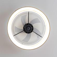 EnergySilence LampAero 600 Green Design Ventilateur de plafond design de 20 W avec moteur DC, lampe LED de 40 W, 5 pales de 17 pouces, télécommande, 6 vitesses, 3 tonalités de lumière disponibles, minuterie et mode Hiver-Été.