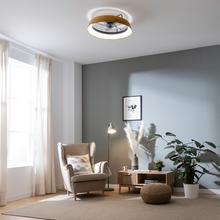 EnergySilence LampAero 600 Green Design Ventilatore da soffitto di design con motore DC, con potenza di 20W e luce a LED da 40W, con 5 pale da 17 pollici, telecomando, 6 velocità, 3 tonalità di luce disponibili, timer e modalità inverno/estate.