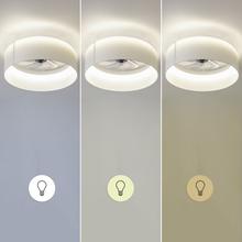 EnergySilence LampAero 650 White Design Ventilador de techo de diseño con un motor DC,  una potencia de 20W y luz LED de 40W , con 5 aspas de 17 pulgadas , control remoto, 6 velocidades, 3 tonalidades de luz disponibles, temporizador y modo winter/summer.
