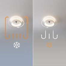 EnergySilence LampAero 650 White Design Ventilador de techo de diseño con un motor DC,  una potencia de 20W y luz LED de 40W , con 5 aspas de 17 pulgadas , control remoto, 6 velocidades, 3 tonalidades de luz disponibles, temporizador y modo winter/summer.