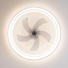EnergySilence LampAero 650 White Design Ventilador de techo de diseño con un motor DC,  una potencia de 20W y luz LED de 40W , con 5 aspas de 17 pulgadas , control remoto, 6 velocidades, 3 tonalidades de luz disponibles, temporizador y modo winter/summer.
