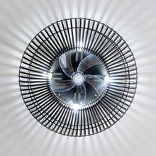 EnergySilen LampAero 600 Natur DarkWood Ventilateur de plafond design avec moteur DC de 20 W, lampe intégrée, 5 pales de 11 pouces, télécommande, 3 vitesses, 3 tonalités de lumière disponibles, minuterie et mode Hiver-Été.