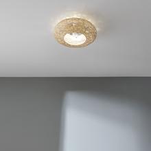 EnergySilence LampAero 600 Natur Wicker Ventilatore da soffitto di design con motore DC, con potenza di 20W e luce a LED da 45W, con 5 pale da 11 pollici, telecomando, 3 velocità, 3 tonalità di luce disponibili, timer e modalità inverno/estate.