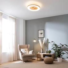 EnergySilence LampAero 600 InsideWood Ventilador de techo de diseño con motor DC , con una potencia de 20W y luz LED de 45W , con 5 aspas de 24 pulgadas , control remoto, 3 velocidades, 3 tonalidades de luz disponibles, temporizador y modo winter/summer.