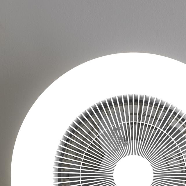 EnergySilence LampAero 600 InsideWhite Ventilador de techo de diseño con motor DC , con una potencia de 20W y luz LED de 40W , con 5 aspas de 20 pulgadas , control remoto, 3 velocidades, 3 tonalidades de luz disponibles, temporizador y modo winter/summer.