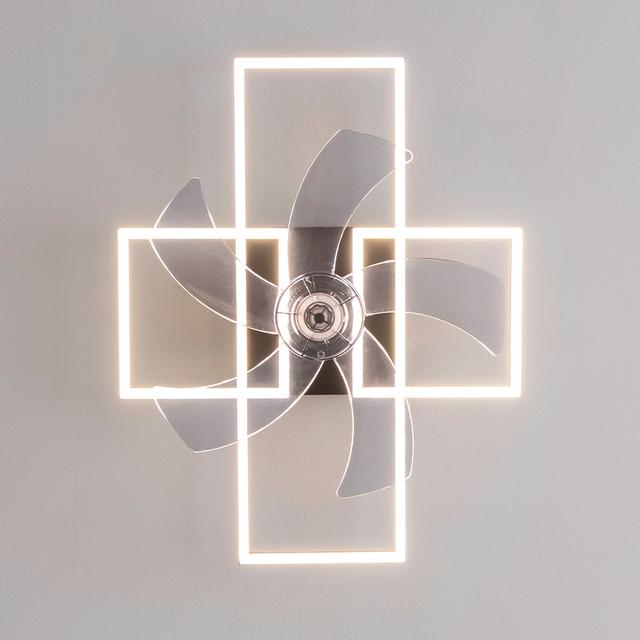 Vista inferior del ventilador de techo Cecotec LampAero 690 FlowLight con 5 aspas