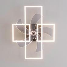 EnergySilence LampAero 690 FlowLight Ventilatore da soffitto di design con motore DC, con potenza di 20W e luce LED da 40W, con 5 pale da 17 pollici, telecomando, 3 velocità, 3 tonalità di luce disponibili, timer e modalità inverno/estate.