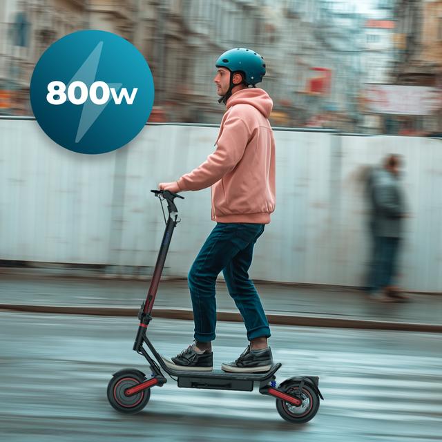 Bongo D40 XL Suspension Connected Patinete eléctrico con potencia máxima de  800 W, doble suspensión y neumáticos de 10" que permite superar pendientes y desplazarse por cualquier superficie cómodamente. Con autonomía de hasta 40 km. Cumple con todos los requisitos de la nueva normativa española de circulación. Connexión con App movil.