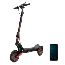 Bongo D40 XL Suspension Connected Patinete eléctrico con doble suspensión, potencia máxima de  800 W y neumáticos de 10" para una autonomía de hasta 40 km.Connexión con App movil.