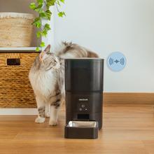 Pumba 6000 Purrfect Meal Smart Comedouro automático para animais de estimação com 6 litros de capacidade, controlo por Wi-Fi e controlo de porções.