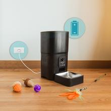 Pumba 6000 Purrfect Meal Smart Vision Automatischer Tierfütterung für Haustiere mit WiFi-Steuerung, Kamera, Sprachaufzeichnung, 6 Liter Fassungsvermögen und Portionskontrolle.