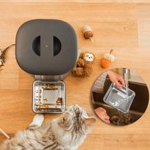 Pumba 6000 Purrfect Meal Smart Vision Comedouro automático para animais de estimação com controlo por Wi-Fi, câmara, gravador de voz, capacidade de 6 litros e controlo de porções.