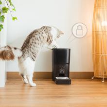 Pumba 6000 Purrfect Meal Smart Vision Comedero automático para mascotas con control wifi, cámara, grabadora de voz, con 6 litros de capacidad y control de porciones.