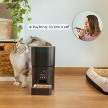 Pumba 6000 Purrfect Meal Smart Vision Automatischer Tierfütterung für Haustiere mit WiFi-Steuerung, Kamera, Sprachaufzeichnung, 6 Liter Fassungsvermögen und Portionskontrolle.