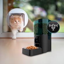 Pumba 6000 Purrfect Meal Smart Vision Automatischer Tierfütterung für Haustiere mit WiFi-Steuerung, Kamera, Sprachaufzeichnung, 6 Liter Fassungsvermögen und Portionskontrolle.