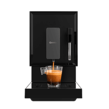 Power Matic-ccino Vaporissima M Cafetera superautomática para los amantes del café recién molido. Dispone de un sistema de rápido calentamiento por thermoblock, con 19 bares y vaporizador orientable.