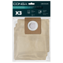 Pack de 3 bolsas para aspirador de trineo Conga PowerBag 2500 Compact Plus Pack de 3 bolsas Conga Powerbag 2500 Compact Plus