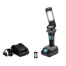LED Arbeitslampe CecoRaptor Perfect WorkLight 2020 Advance. 20 V und 2000 mAh, 5 W, Front 300lm + Seite 250lm