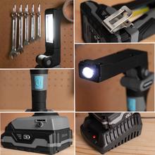 CecoRaptor WorkLight 2020 Advance. Luz de Trabajo sin Cables de 20 V y 2000 mAh, 5 W, Frontal 300lm + Lateral 250lm