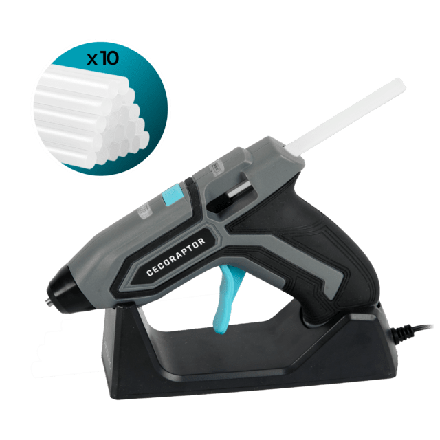 Pistola de Encolar CECOTEC CecoRaptor Perfect Fix 70028 con barras de pegamento incluidas