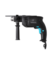 CecoRaptor Impact Drill Trapano elettrico a percussione da 850 W. Punta da 13 mm. 4800 rpm. 46000 colpi al minuto. Impugnatura ausiliaria.