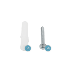 Readywarm 4000 Thermal Ceramic Connected/6000 Thermal Ceramic Connected/8000 Thermal Ceramic Connected Wandmontage-Hardware-Kit