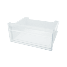 Cajon congelador superior bolero coolmarket combi 366 white/black cristal/inox