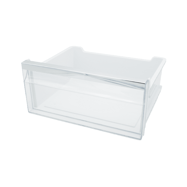 Tiroir congélateur supérieur Bolero Coolmarket Combi 366 blanc cristal/foncé