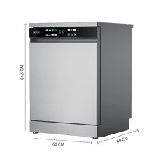 Bolero Aguazero 6215 Inox. Lavavajillas Bolero de 60cm inox, 15 cubiertos, Clase D, Pantalla FullColor XXL, Tercera bandeja, 8 programas, Dual Zone Wash, Dry+, Bandeja Ajustable, Machine Care, Media Carga, Delay Start y ChildLock.