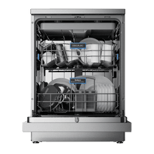 Lava-louças Bolero Aguazero 6710 Inox. Lava-louças Bolero de 60 cm em aço inoxidável, 15 serviços, Classe B, motor Inverter Plus, display XXL FullColor, 8 programas, secagem com oxigênio, secagem Turbo+, lavagem em duas zonas, compartimento longo, bandeja ajustável, função de cuidado com a máquina, meia carga e bandeja para talheres.